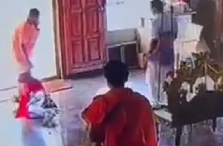 Woman Dragged By Hair, repeatedly slapped and Thrown Out Of Temple In Bengaluru, India (silicon valley of india)